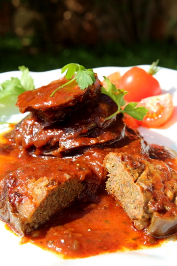 מפרום חצילים בסיר לבישול איטי מפרום חצילים בסיר לבישול איטי